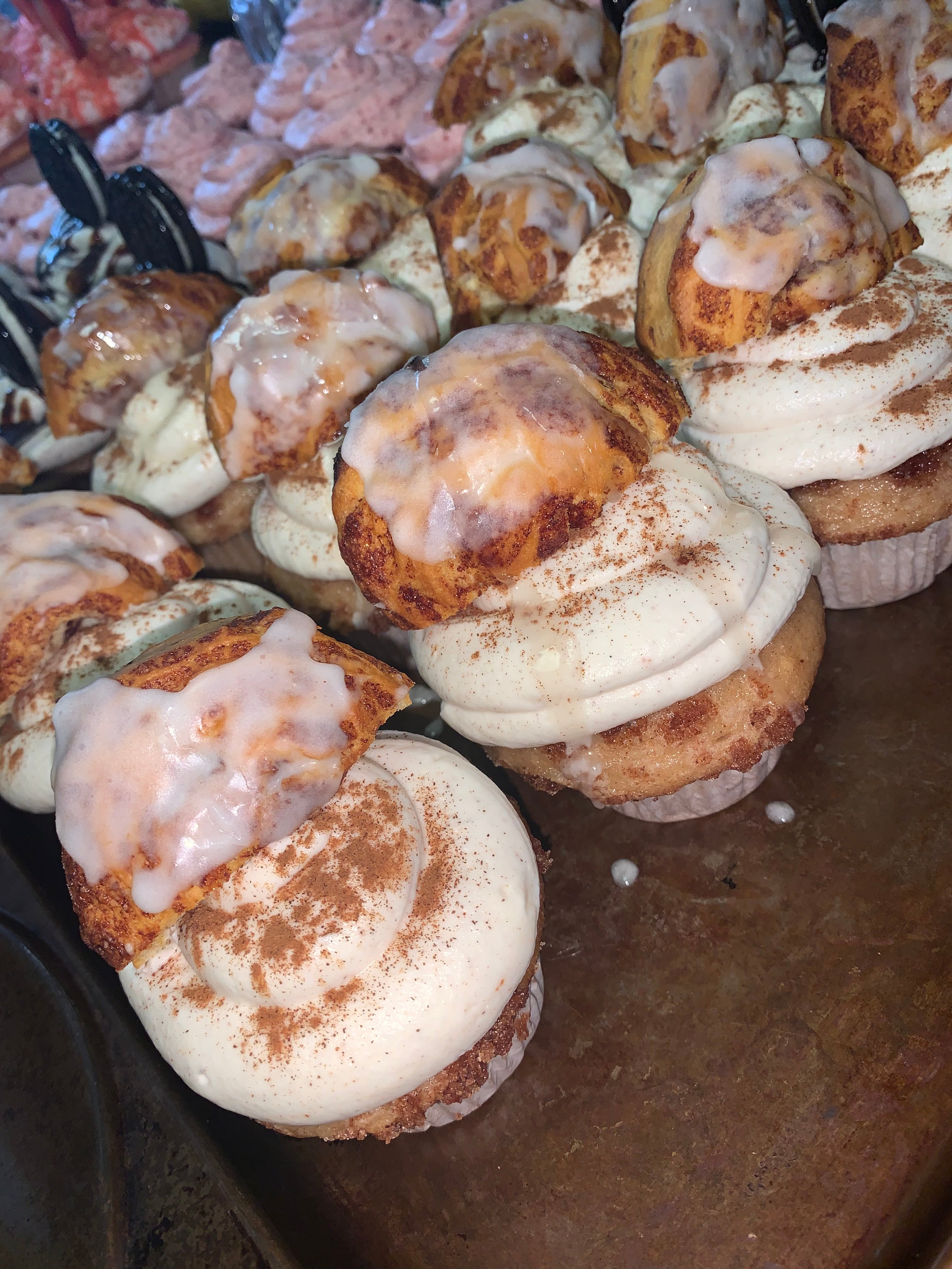 Cinnamon Swirl Cupcakes